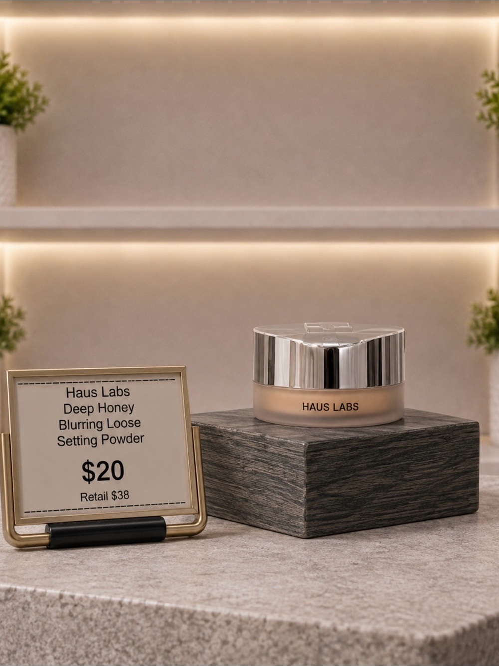 Haus Labs By Lady Gaga loose setting powder in beige